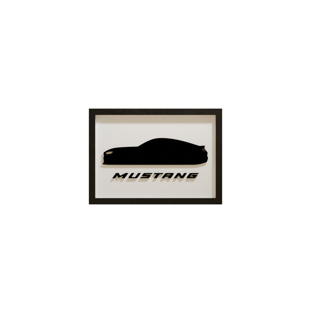 Ford Mustang Acrylglas-Wandbild – Produktansicht 4