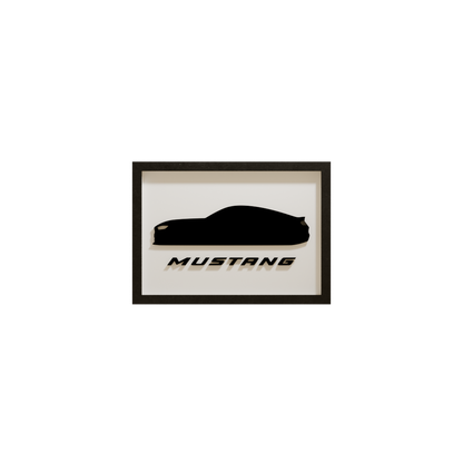 Ford Mustang Acrylglas-Wandbild – Produktansicht 4