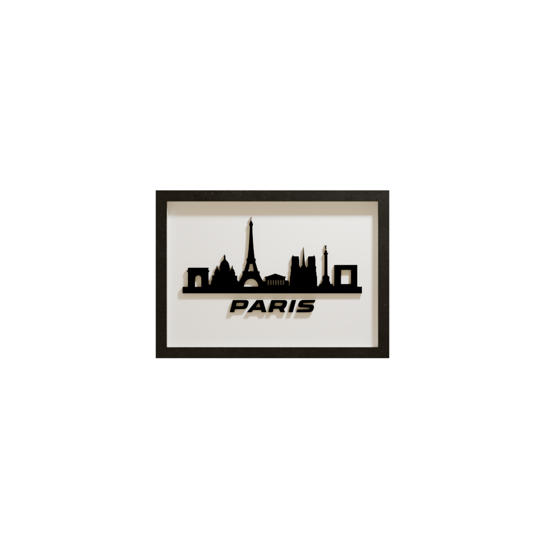 Paris Acrylglas-Wandbild – Produktansicht 3