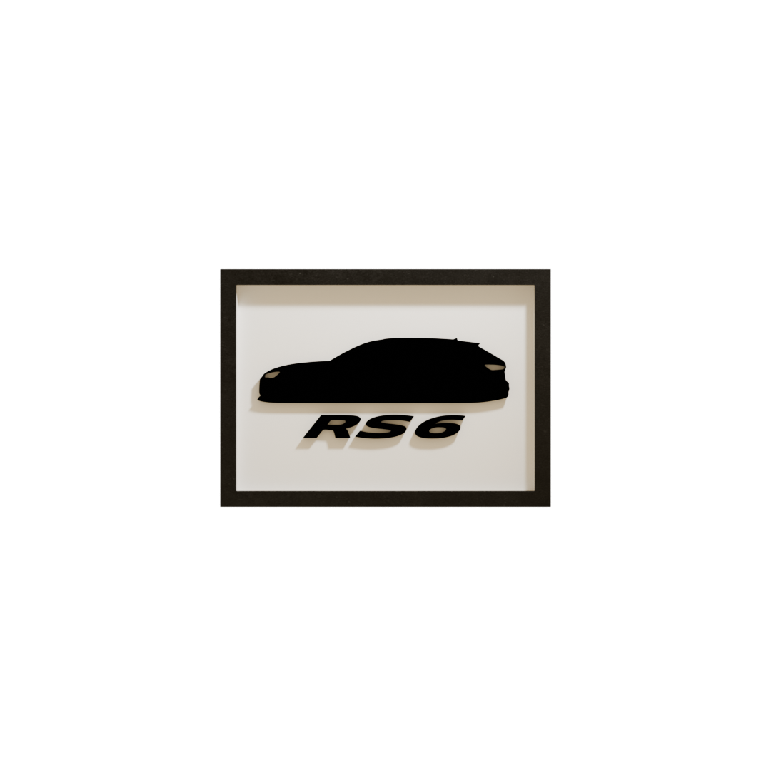 Audi RS6 Acrylglas-Wandbild – Produktansicht 4