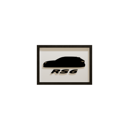 Audi RS6 Acrylglas-Wandbild – Produktansicht 4