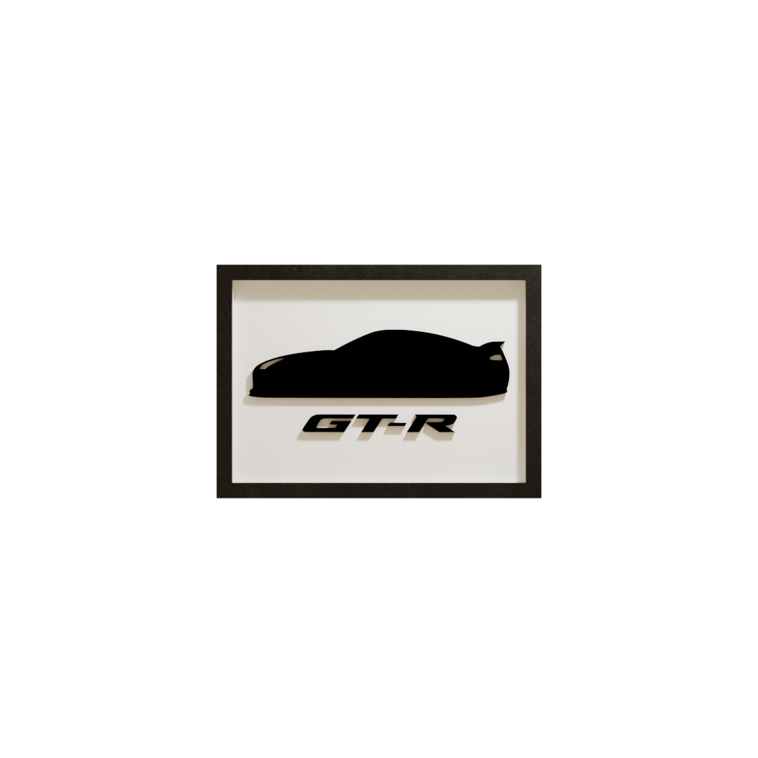 Nissan GT-R Acrylglas-Wandbild – Produktansicht 4
