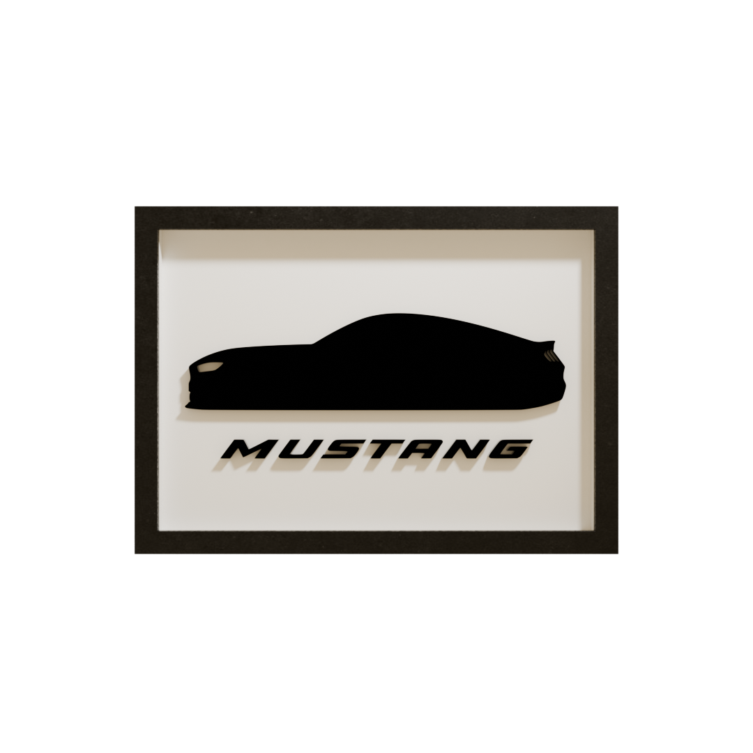 Ford Mustang Acrylglas-Wandbild – Produktansicht 3
