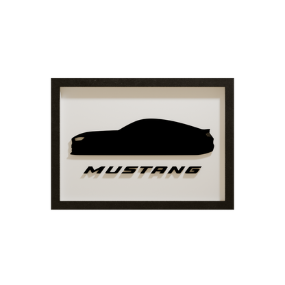 Ford Mustang Acrylglas-Wandbild – Produktansicht 3