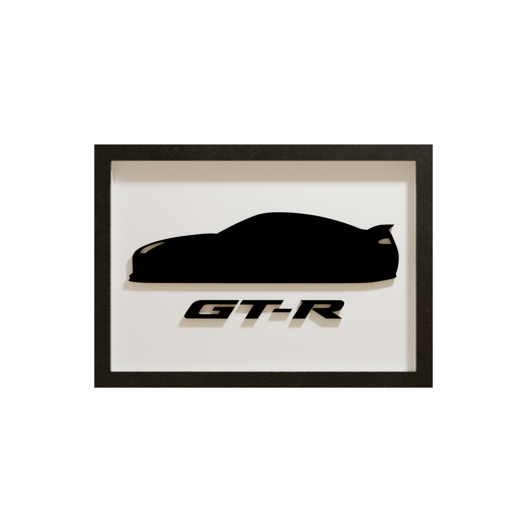 Nissan GT-R Acrylglas-Wandbild – Produktansicht 3